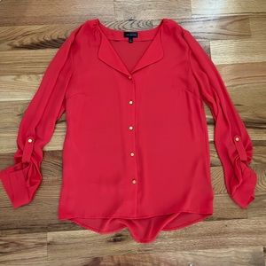 The Limited Sheer Button Up